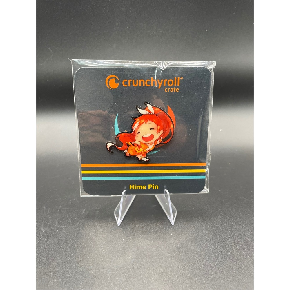 Crunchyroll Crate Hime Pin Anime Mascot Collectible Enamel Pin New Sealed